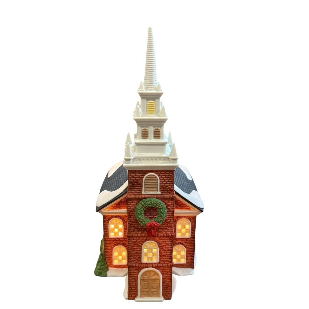 Dept 56 Heritage Village Collect  New England Village Old North Church Works Box